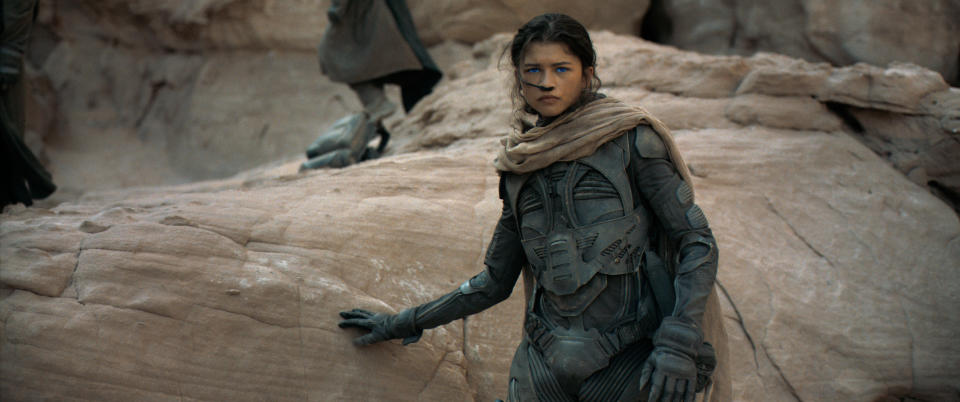 Zendaya as Chani in <em>Dune: Part One</em><span class="copyright">Warner Bros. Pictures</span>