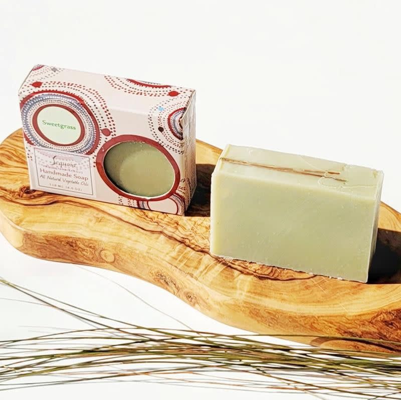 <p><a href="https://go.redirectingat.com?id=74968X1596630&url=https%3A%2F%2Fsequoiasoaps.com%2Fcollections%2Fsoap-best-sellers%2Fproducts%2Fsweetgrass-soap&sref=https%3A%2F%2F" rel="nofollow noopener" target="_blank" data-ylk="slk:Shop Now;elm:context_link;itc:0;sec:content-canvas" class="link rapid-noclick-resp">Shop Now</a></p><p>Sweetgrass Soap</p><p>sequoiasoaps.com</p><p>$14.00</p>