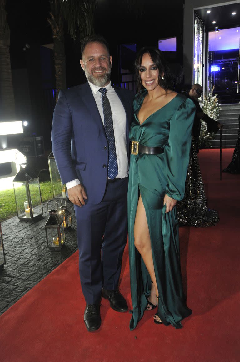José Glinski y Tamara Pettinato, radiantes