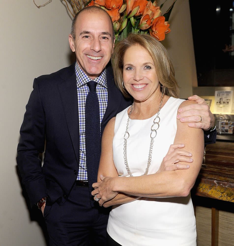 Katie Couric and Matt Lauer