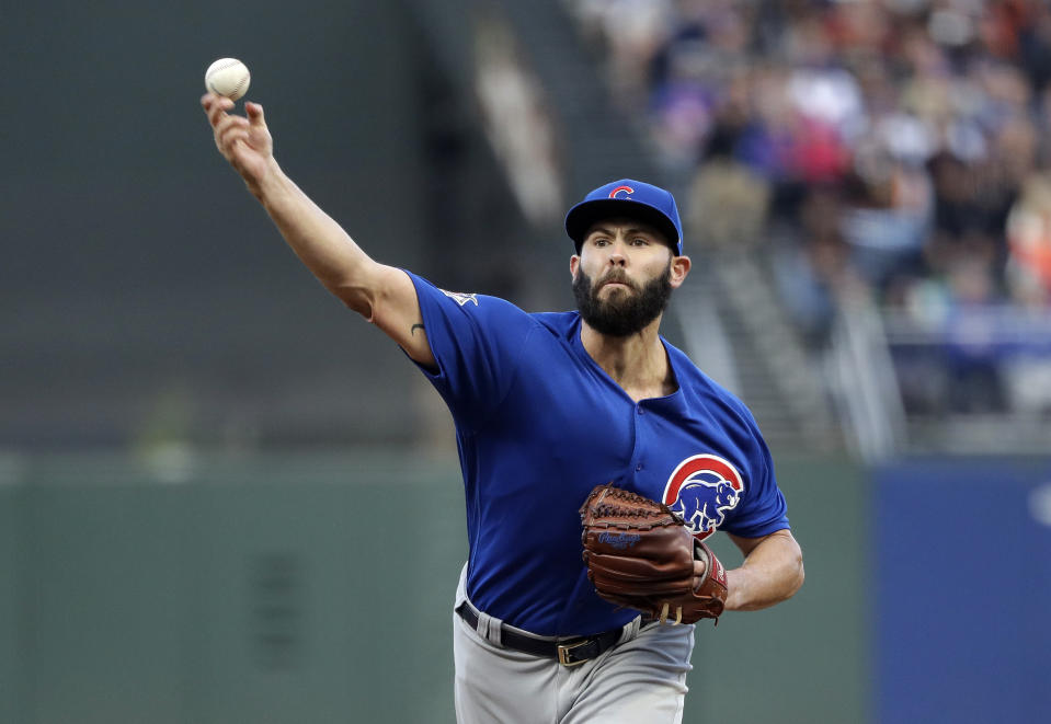 In his past seven starts, Jake Arrieta has a 2.18 ERA. (AP Photo/Marcio Jose Sanchez)