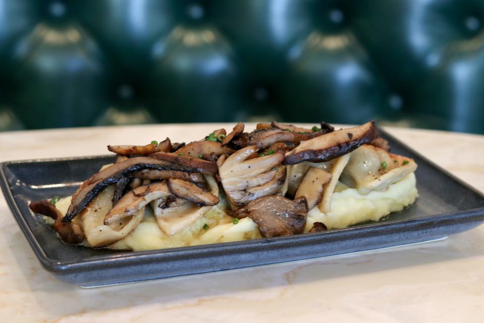 Bar 25's signature mushroom and onion pierogies. The Delray Beach restaurant opened in the former Mellow Mushroom space.