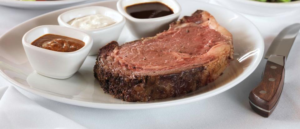 Christmas Day diners will find Prime Rib on some menus.