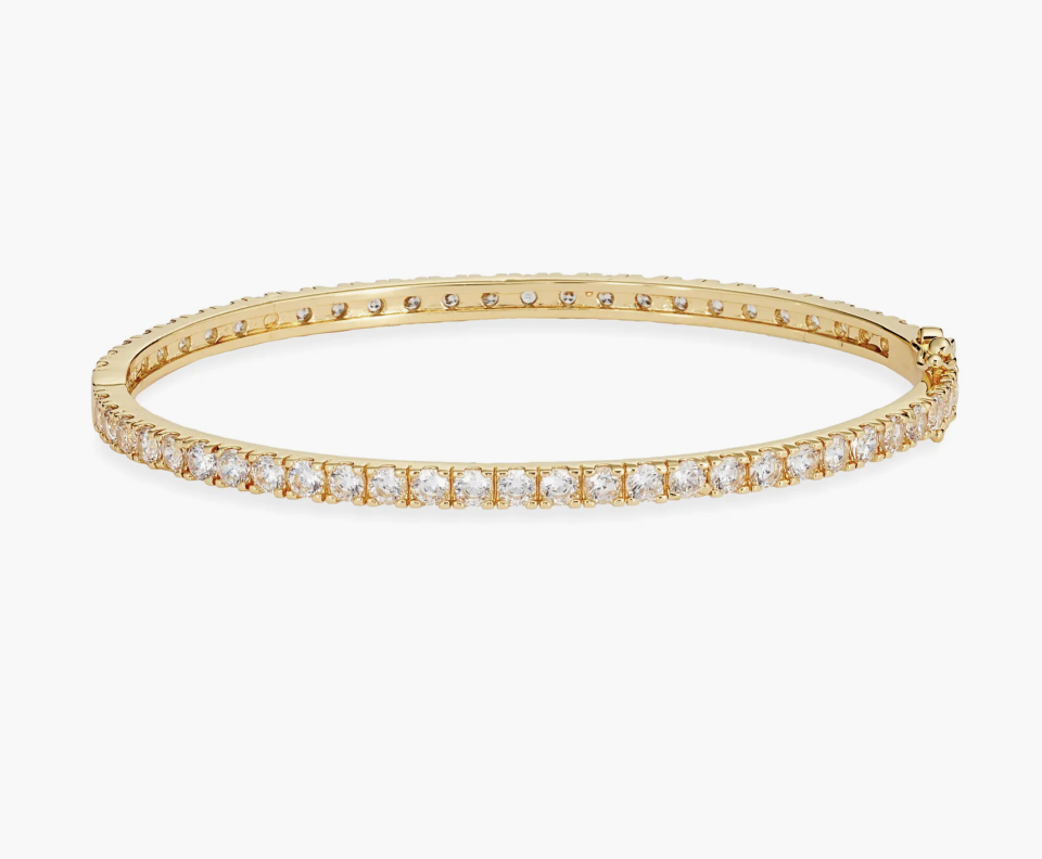 Cubic Zirconia Eternity Bangle (Photo via Nordstrom)