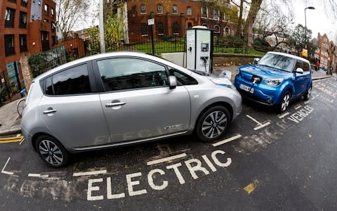 electric car charging - Credit: Miles Willis/Getty