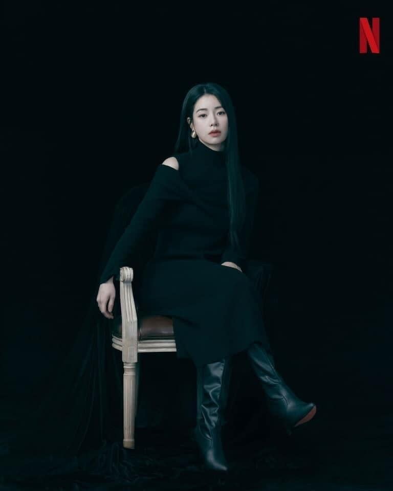 在韓劇《黑暗榮耀》中演出霸凌帶頭者的演員林智妍