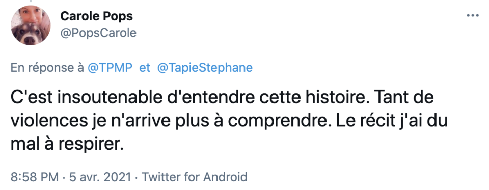 Ce lundi 5 avril, Stéphane Tapie était invité dans TPMP et a livré un témoignage glaçant sur le cambriolage et l'agression de son père et sa belle-mère, Bernard et Dominique Tapie.