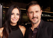 <p>These two are the absolute epitomy of friendly exes. Speaking to <em>People</em> magazine shortly after their 11-year marriage came to an end in 2010 Courteney said: “[David is] my favourite person in the world. No matter what happens in our future, he’s my very best friend.” In fact, they’ve remained so close that Arquette even appeared in Cox’s 2015 directorial debut, ‘Just Before I Go’. <em>[Photo: Getty]</em> </p>