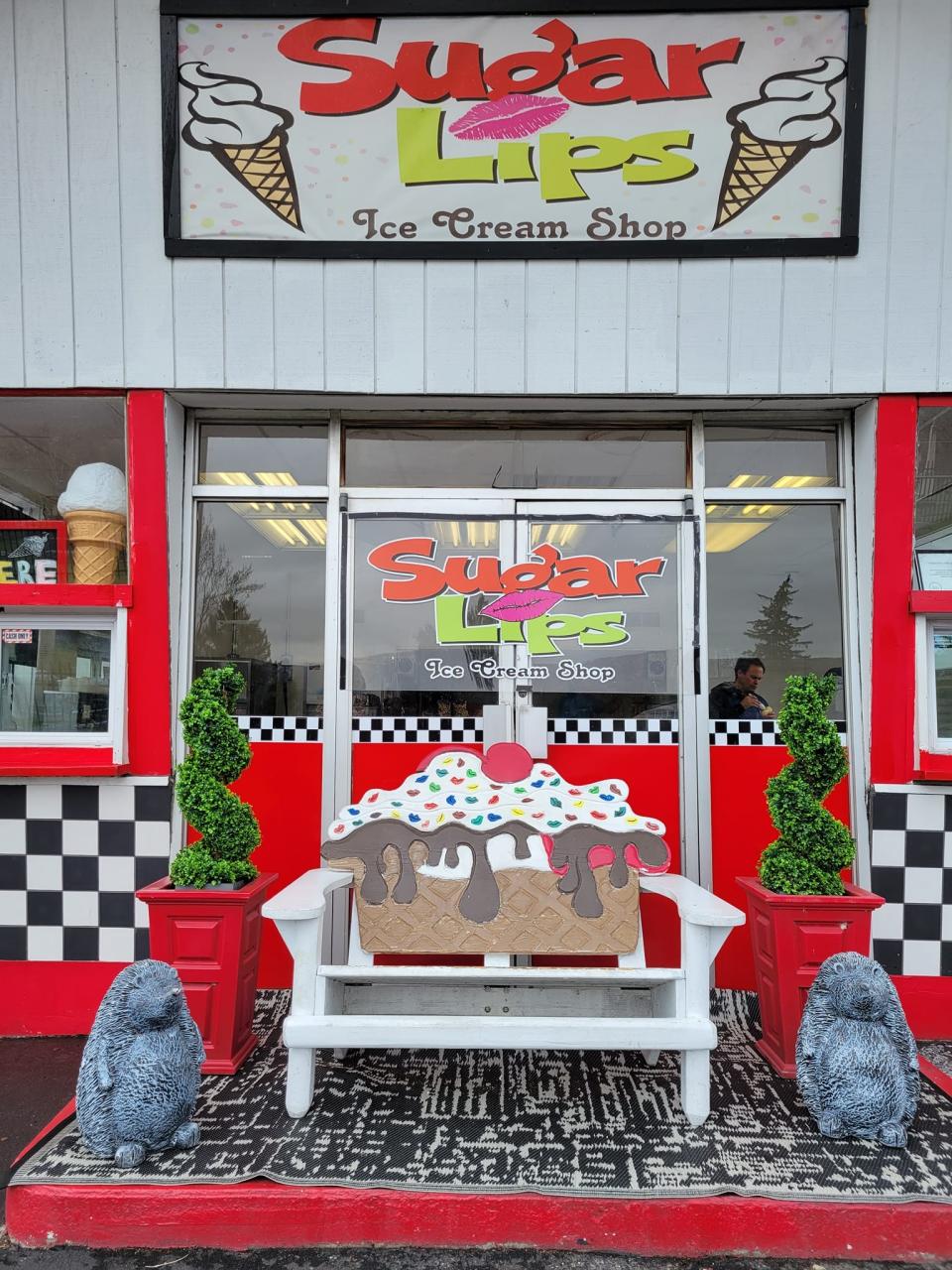 Pictured is Sugar Lips Ice Cream Shop in Johnson City