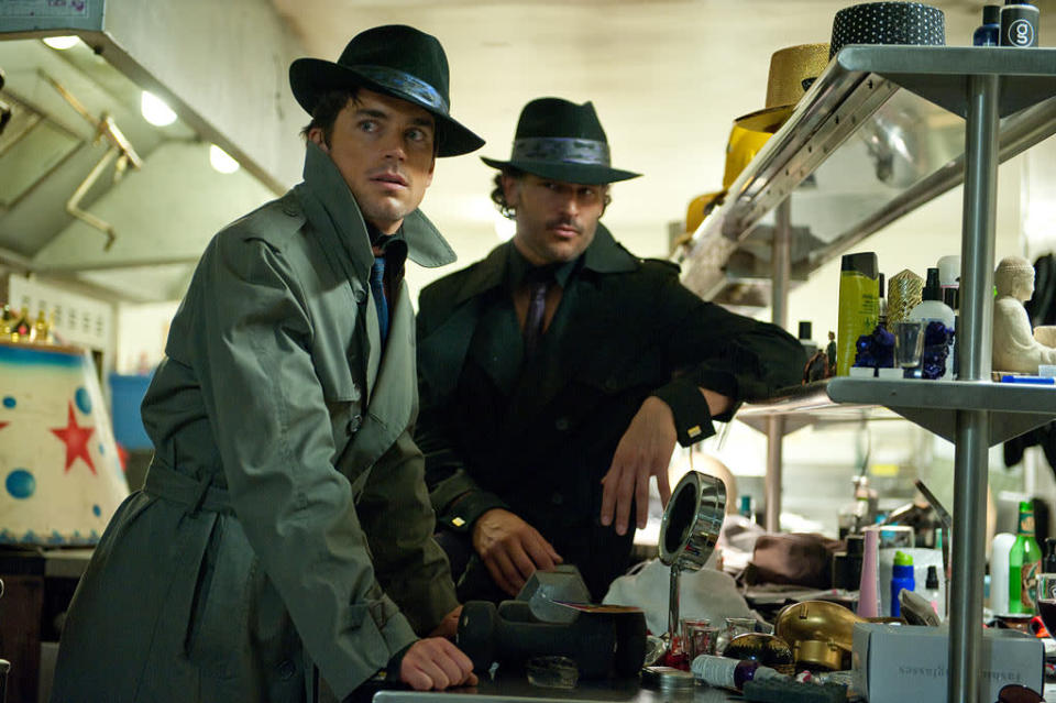 Matthew Bomer and Joe Manganeilo in Warner Bros. Pictures' "Magic Mike - 2012