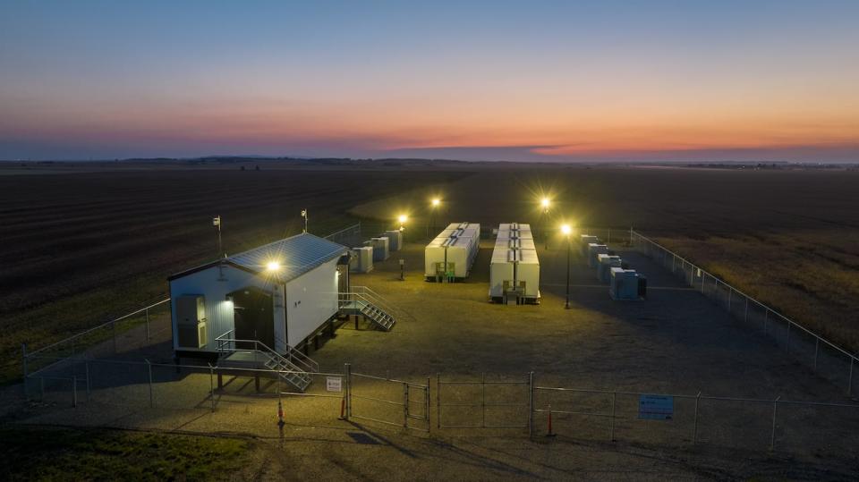 Enfinite's eReserve1 facility near Rycroft, Alta. The 20-MW facility was the company's first energy-storage project connected to Alberta's electricity grid in late 2020. It has continued to add new projects since.