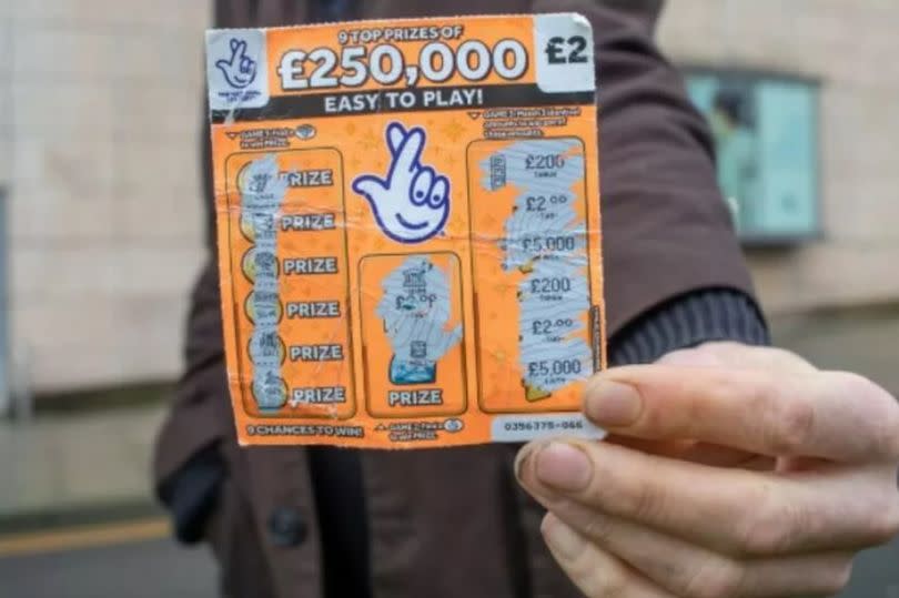 Lottery winner who won £10,000 left 'without penny.'