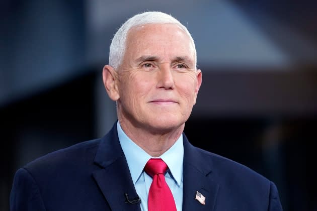 mike-pence-running.jpg Former Vice President Mike Pence Visits "Fox & Friends" - Credit: John Lamparski/Getty Images
