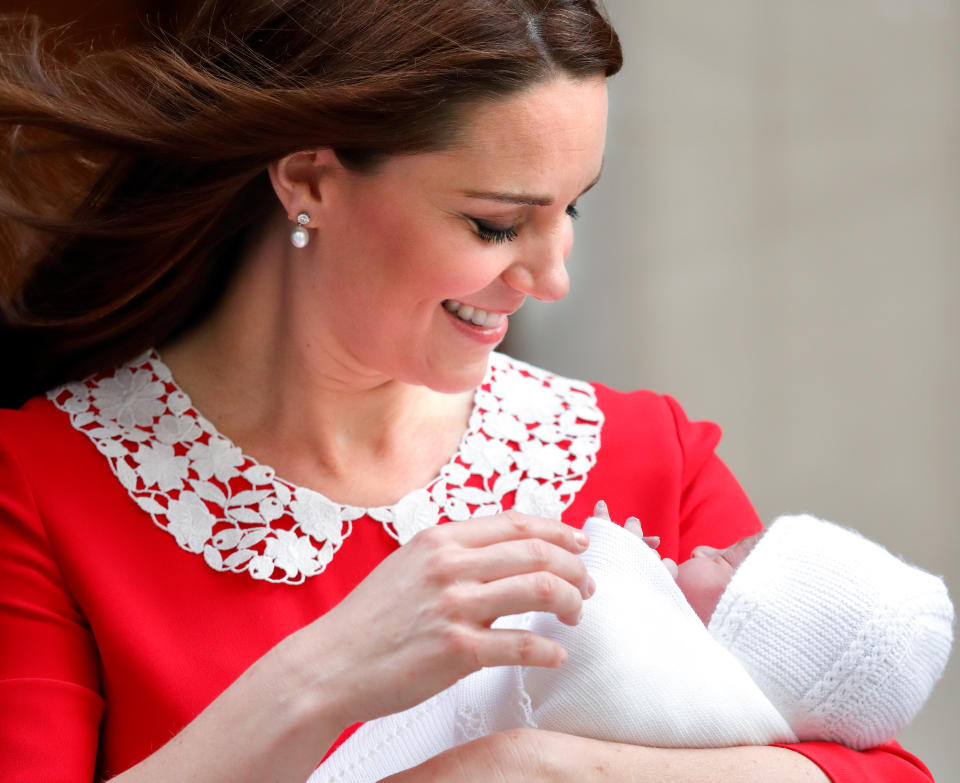 Duchess of Cambridge and Prince Louis