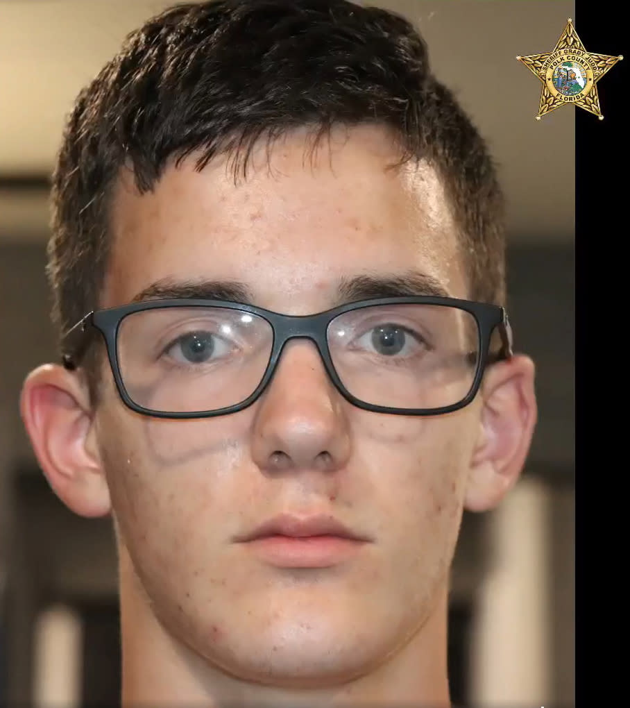 Collin Griffith, 17, is charged with murdering his mother. Polk County Sheriff's Office