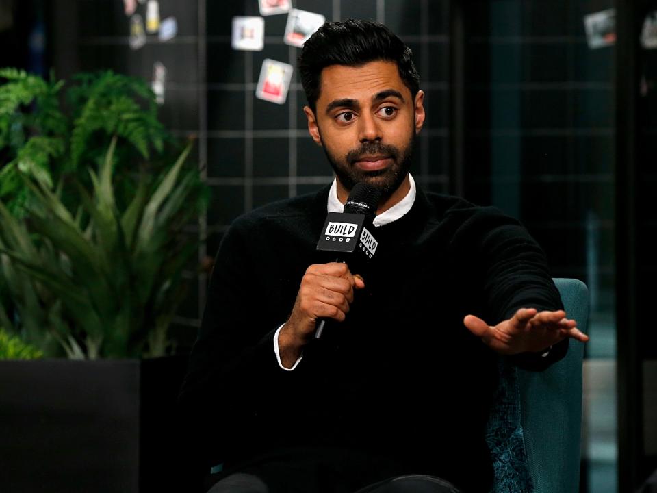 Minhaj discussing 