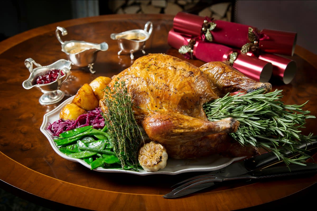 Roast with the most: Lisa Goodwin-Allen’s Christmas turkey at The Game Bird (Press handout)