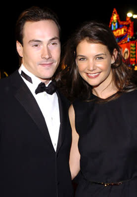 Chris Klein and Katie Holmes at the Hollywood premiere of Warner Bros. Ocean's Twelve