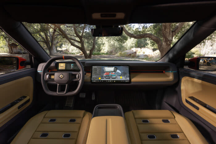 Rivian R3X interior