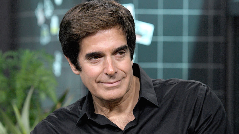 David Copperfield visits the Build Series to discuss his career and the HBO documentary "Liberty: Mother of Exiles" at Build Studio on October 08, 2019 in New York City