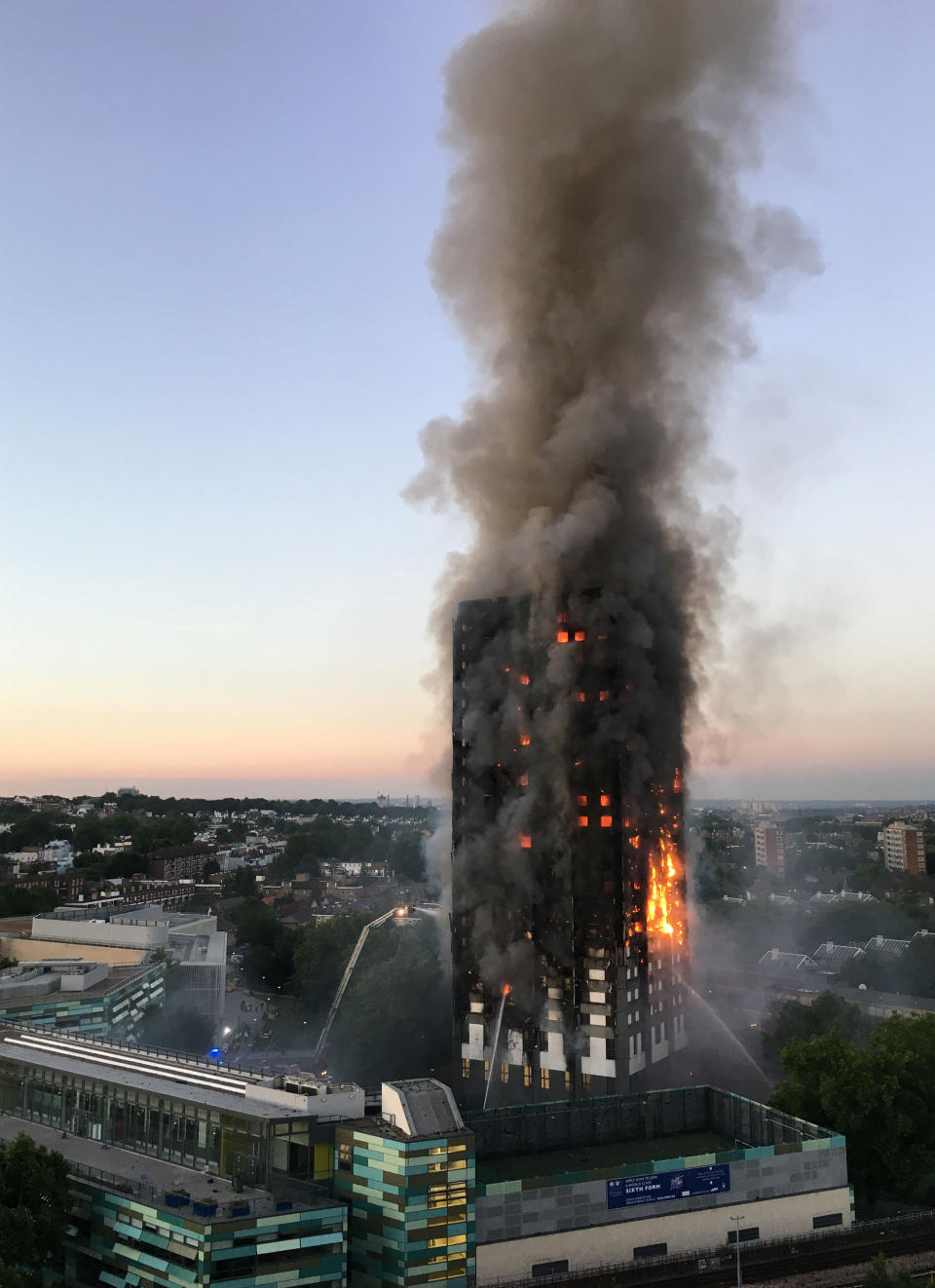 <p>Inspector Nicholas Thatcher likened the flames from the tower block blaze to something ‘like a jet engine’ while speaking at the public inquiry.</p>