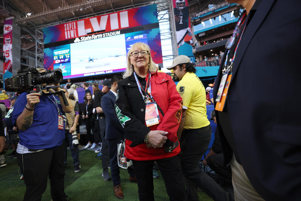 Donna Kelce. Photo by Gregory Shamus/Getty Images