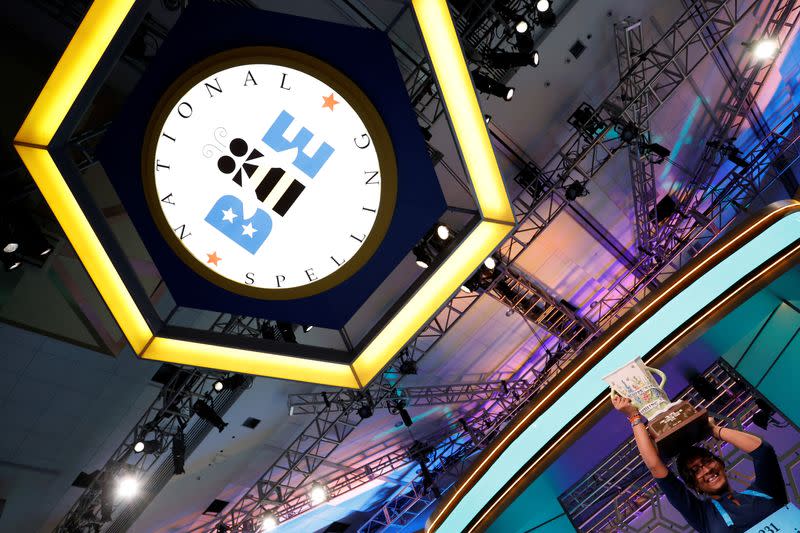 Finals of the annual Scripps National Spelling Bee held at National Harbor in Oxon Hill, Maryland