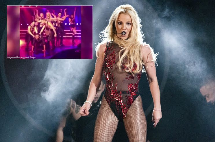 Britney Spears during her Piece of Me tour (C.M. Wiggins/WENN.com)