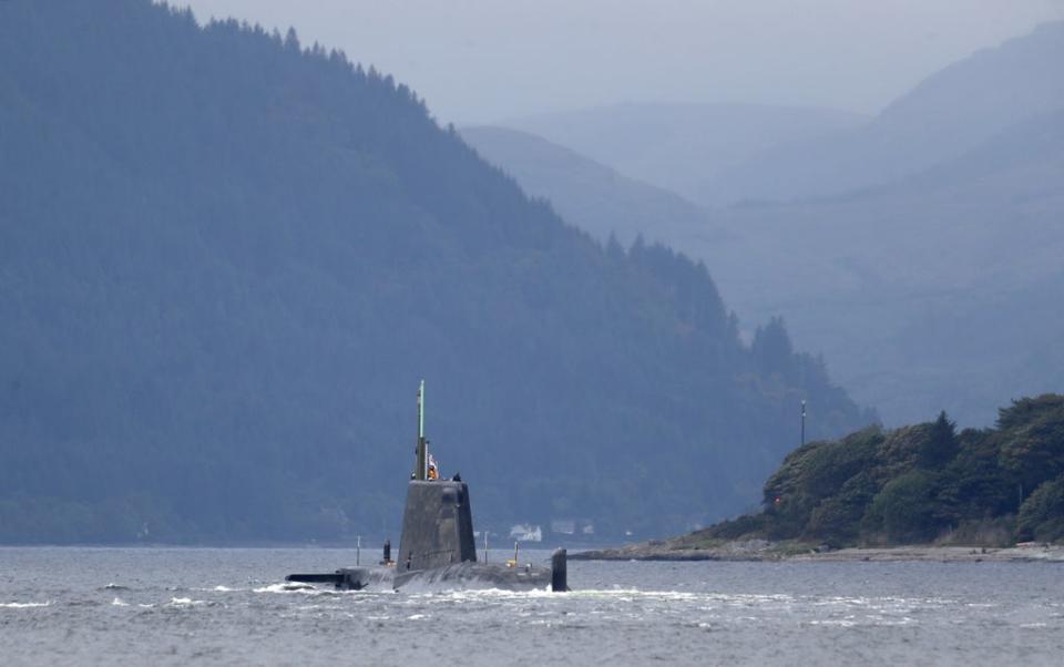 The UK and US are helping Australia to develop nuclear-powered submarines as part of a defence deal announced last year (Andrew Milligan/PA) (PA Archive)