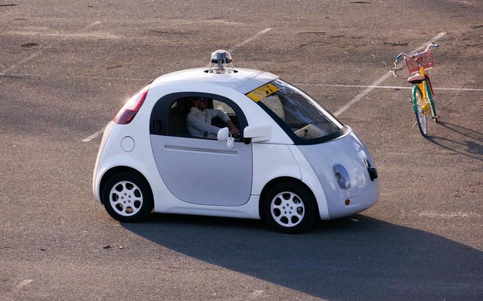 Google has been testing driverless cars for years - www.Alamy.com
