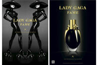 Mit „Fame“ hat Lady Gaga das erste rabenschwarze Parfum kreiert. Dem gleichen Farbkonzept folgt auch die Kampagne. (Bild: ddp images)