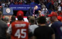 U.S. President Donald Trump holds his first re-election campaign rally in several months in Tulsa, Oklahoma