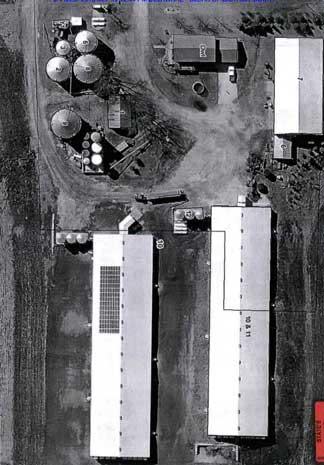 An aerial view of the Mullis farm. / Credit: Delaware County Court