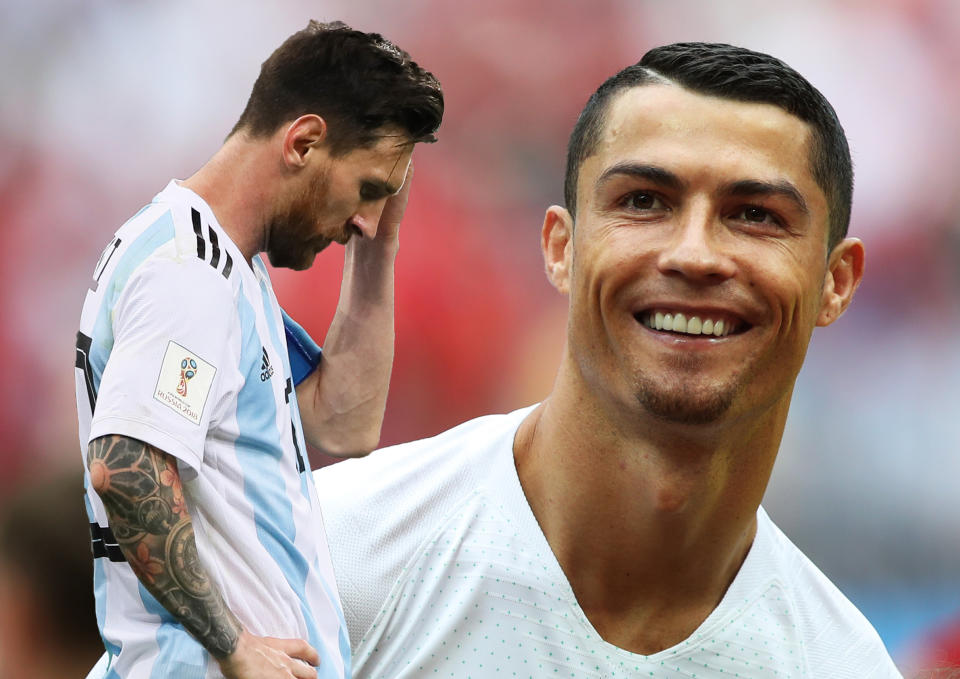 Lionel Messi is haunted by Cristiano Ronaldo