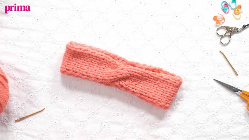 knitted headband tutorial