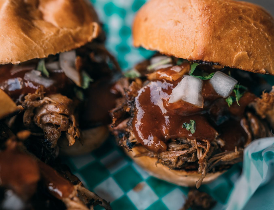 Pulled pork sliders from Baby's Kitchen, 4908 NW 34th Blvd., Unit 4, in Gainesville.
