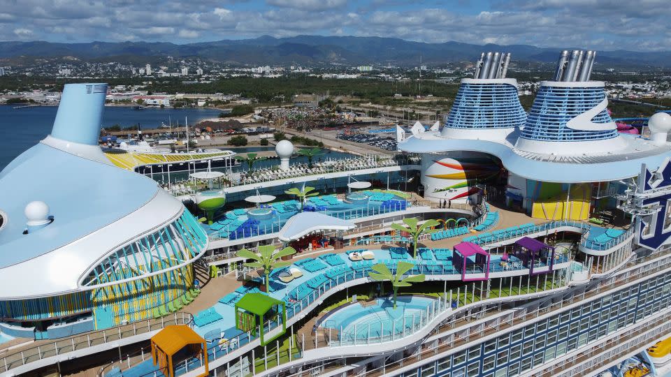 Icon of the Seas cruise will have eight different neighborhoods for guests to explore, as well as the world's largest waterpark at sea. - Miguel J. Rodriguez Carrillo/AP