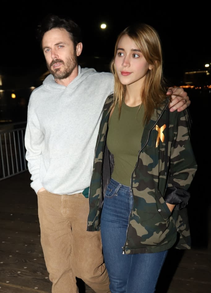 Casey Affleck and girlfriend Caley Cowen joins Paris Hilton's Anniversary party. 11 Nov 2022 