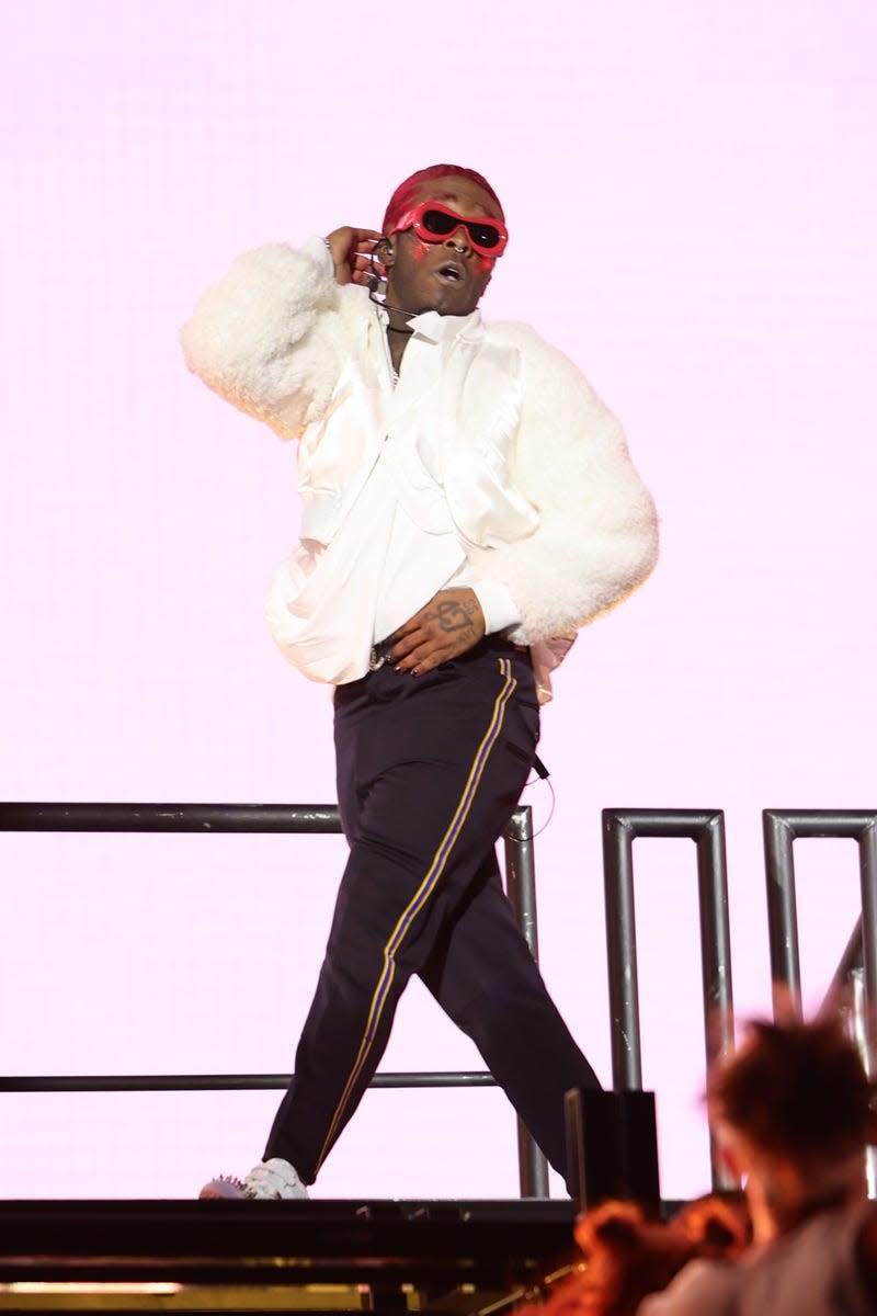 INDIO, CALIFORNIA - APRIL 12: (FOR EDITORIAL USE ONLY) Lil Uzi Vert performs at the Coachella Stage during the 2024 Coachella Valley Music and Arts Festival at Empire Polo Club on April 12, 2024 in Indio, California. - Photo: Arturo Holmes (Getty Images)