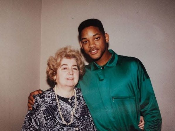 Maria with Will Smith.