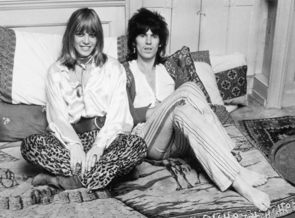 Anita Pallenberg and Keith Richards in 1969, The Rolling Stones, documentary, film
