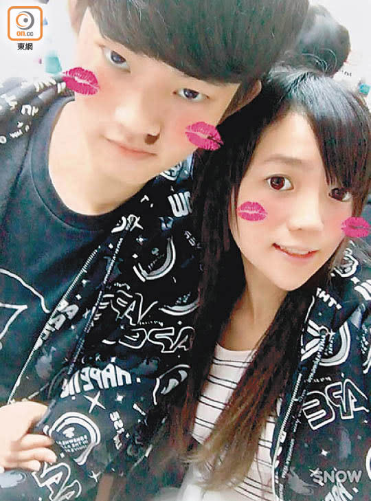 陳同佳（左）涉嫌在台灣殺害女友潘曉穎（右）。