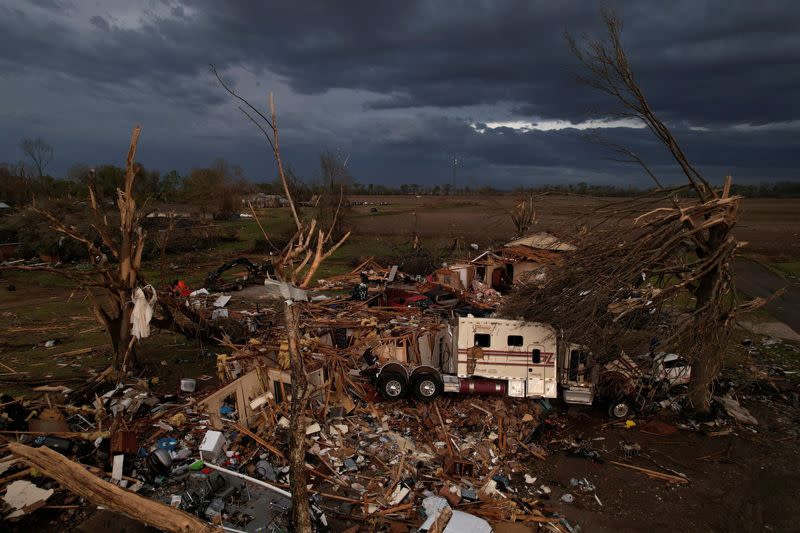 FILE PHOTO: Tornadoes hit communities across central Mississippi