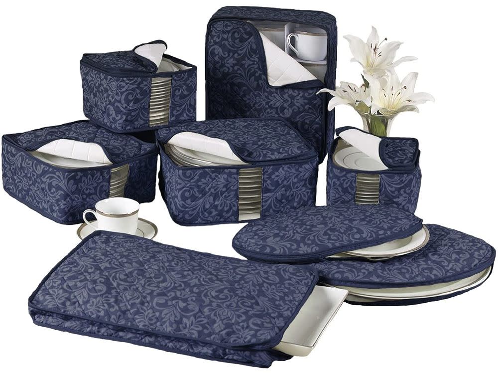 Homewear 8-Piece Hudson Damask China Storage