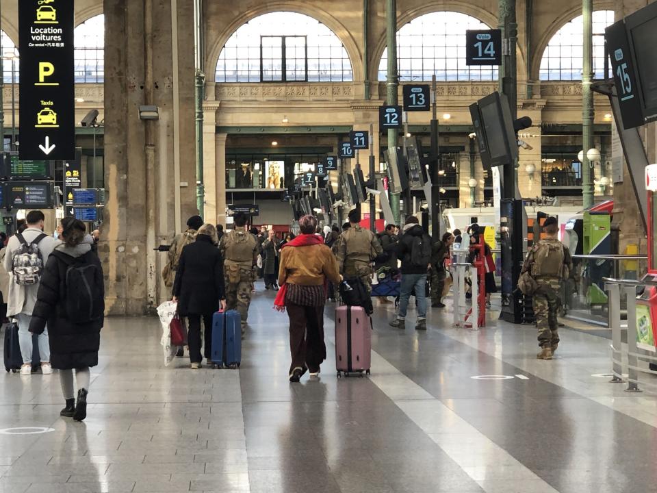 Gare du Nord en París. ( Esra Taskin/Anadolu Agency via Getty Images)