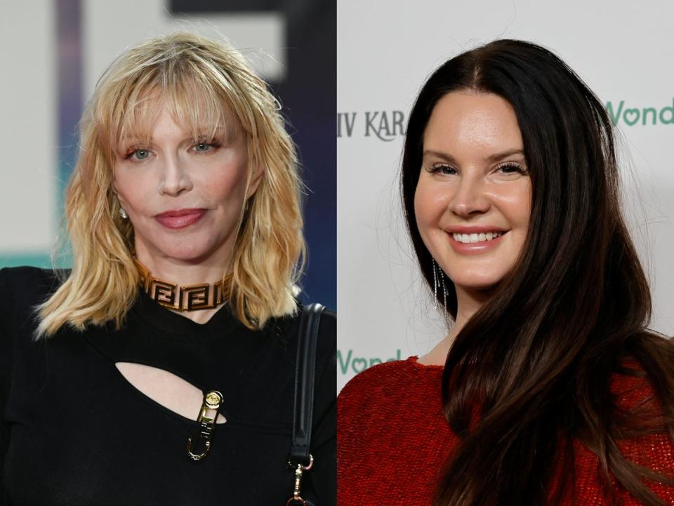 Courtney Love has praised Lana Del Rey as an ‘actual true, great friend’ (Getty Images)