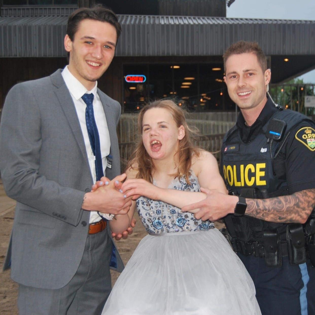 Canadian special-needs high school student Gabby Horner-Shepherd, 21, had two prom dates. (Photo: Courtesy of Alexandra Daiken)