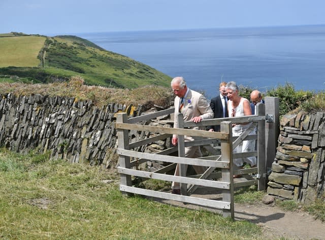 Royal visit to Cornwall