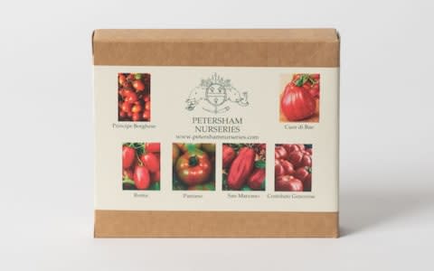 Petersham Nurseries tomato gift box