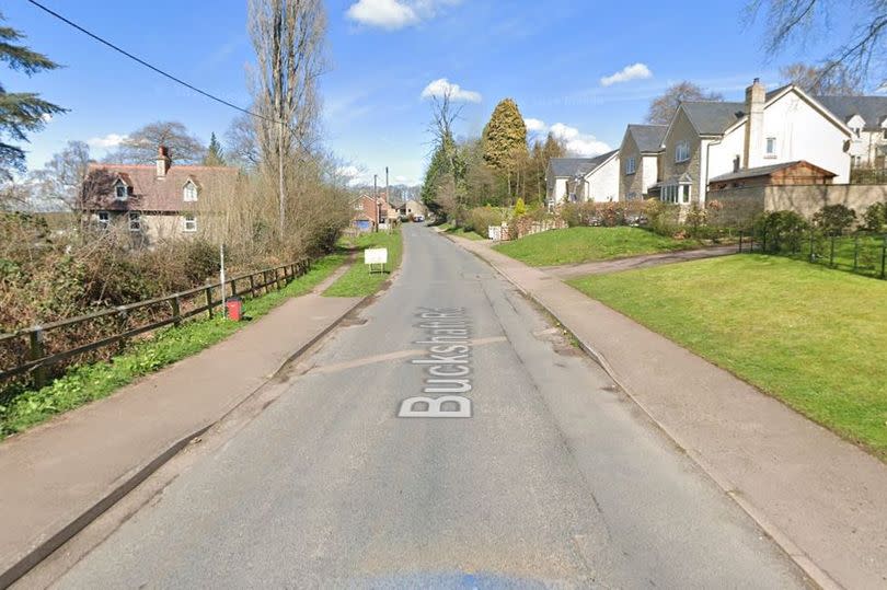 A stretch of Buckshaft Road in Ruspidge